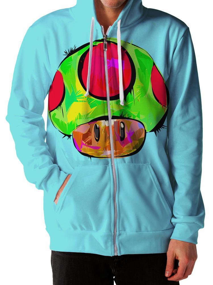 Technodrome 1 Up Unisex Zip-Up Hoodie - iEDM