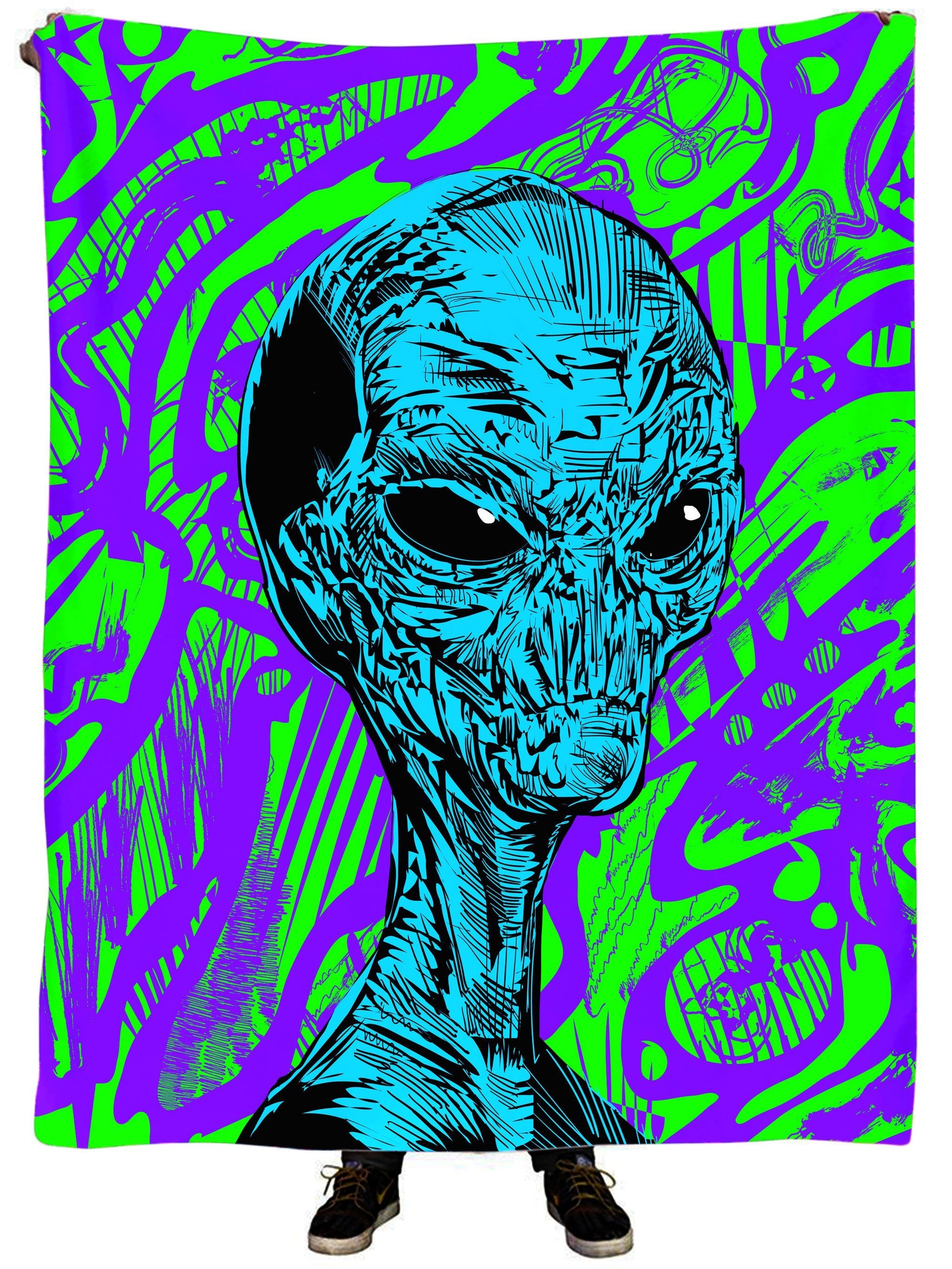 Alien Plush Blanket, Technodrome, | iEDM