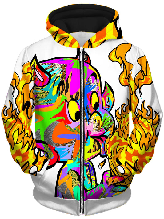 Technodrome Devil Unisex Zip-Up Hoodie