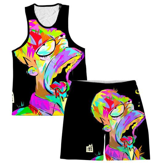 Homie Men's Tank and Shorts Combo, Technodrome, | iEDM