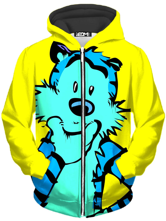 Imaginary Friend Unisex Zip-Up Hoodie, Technodrome, | iEDM