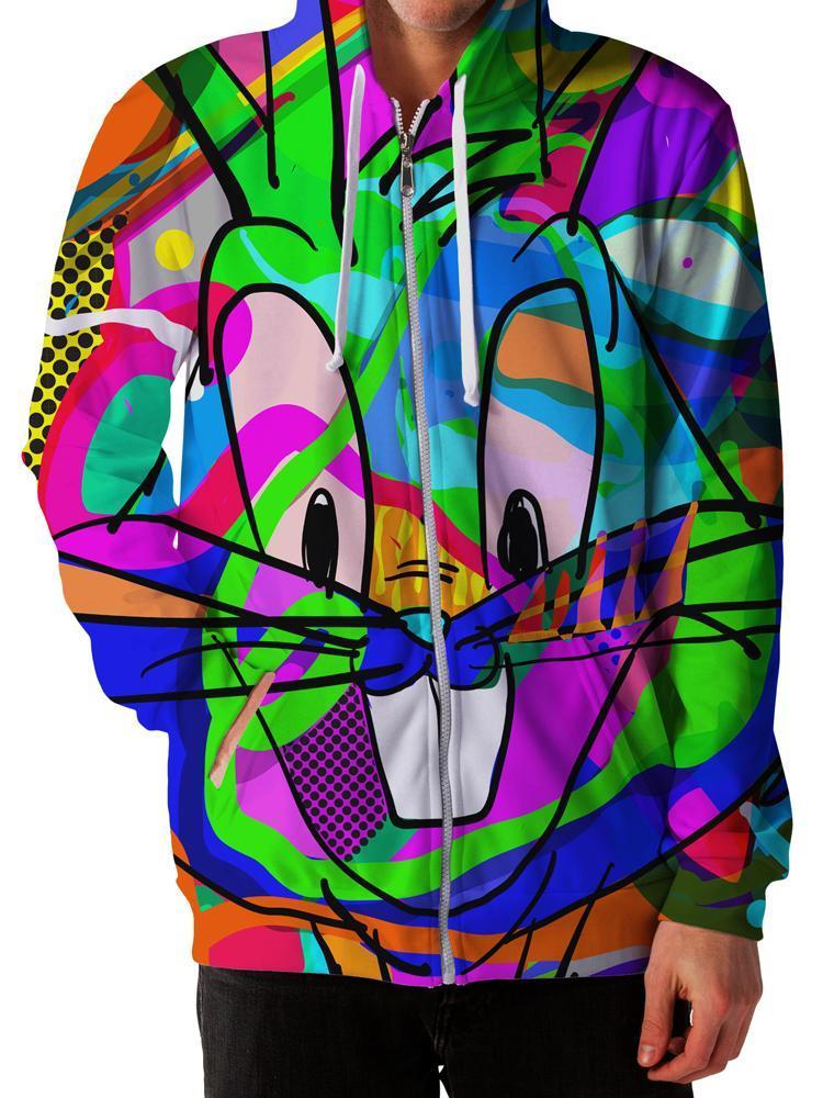 Technodrome That's All Folks Unisex Zip-Up Hoodie - iEDM