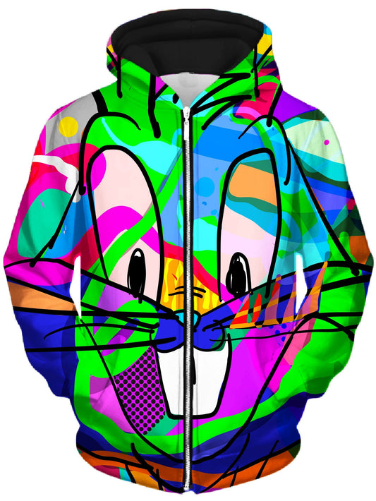 Technodrome That's All Folks Unisex Zip-Up Hoodie - iEDM