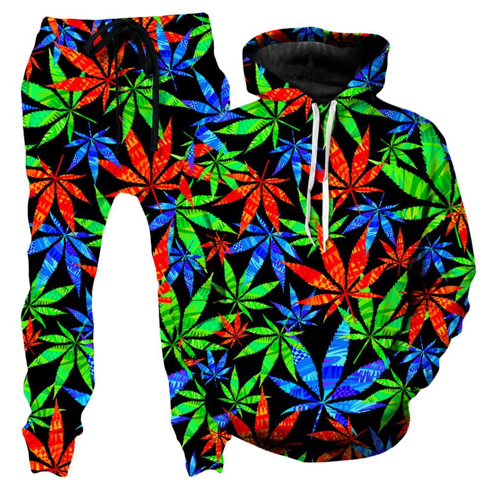 Technodrome Weed Hoodie and Joggers Combo - iEDM