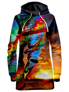 Think Lumi - Astronaut Arm Hoodie Dress