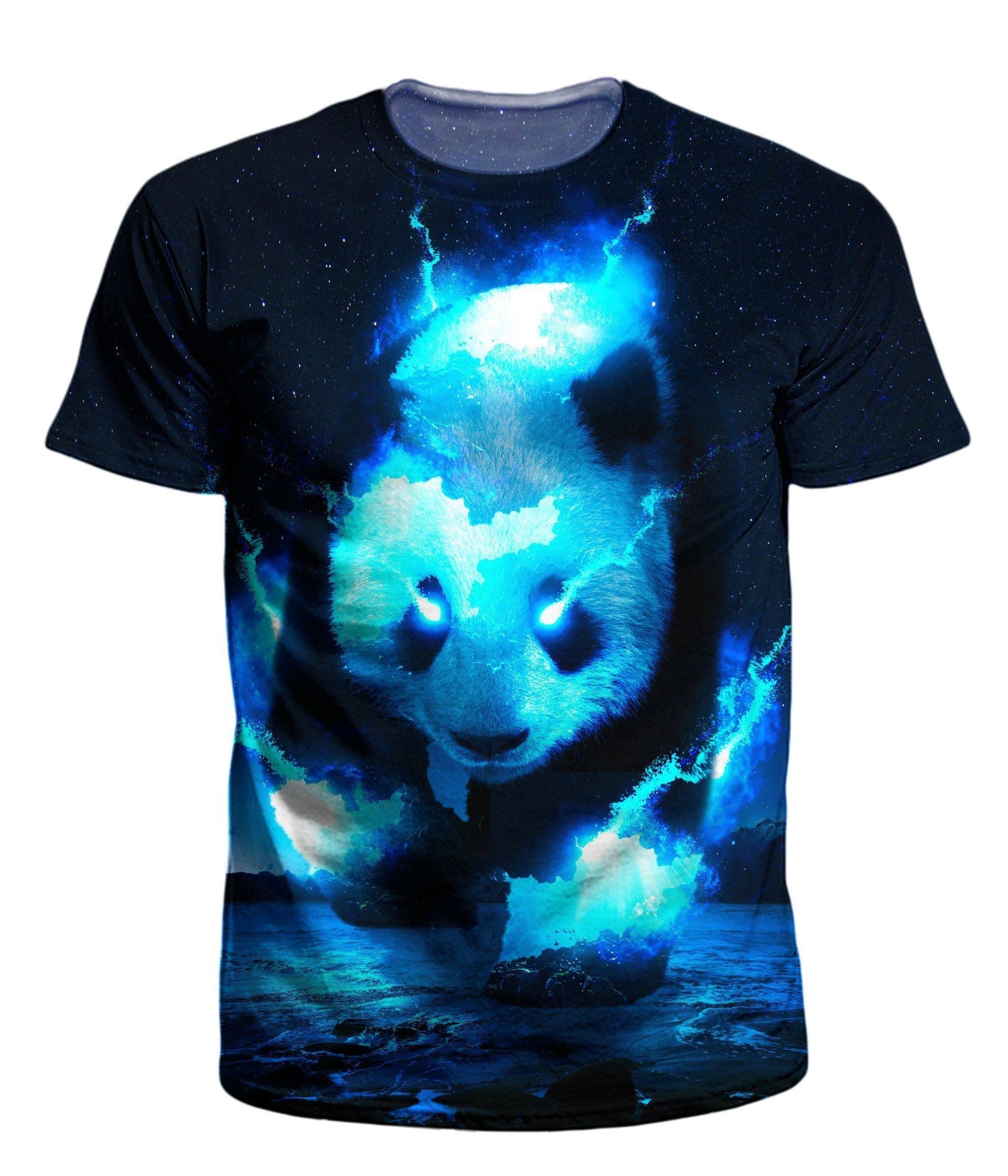 Cosmic Panda Men's T-Shirt, Think Lumi, | iEDM
