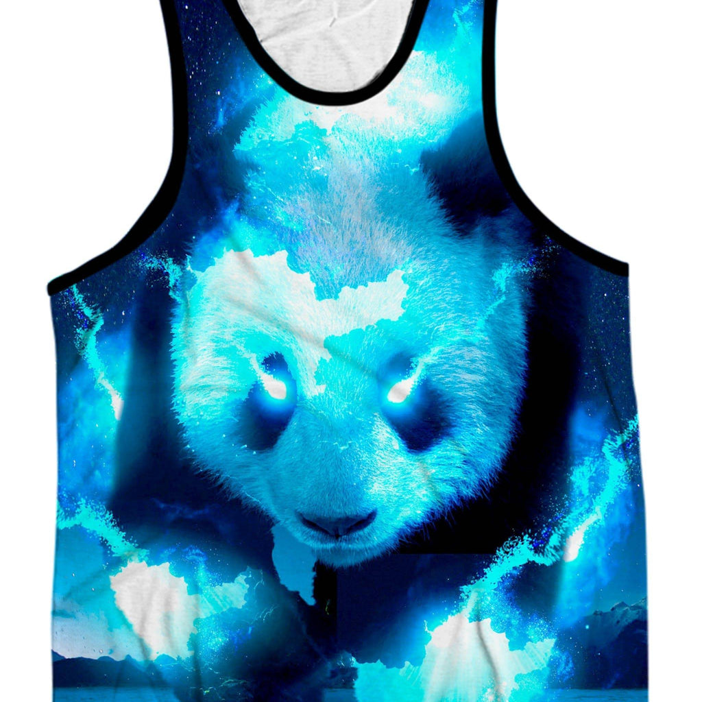 Cosmic Panda Men's Tank and Shorts Combo, Think Lumi, | iEDM