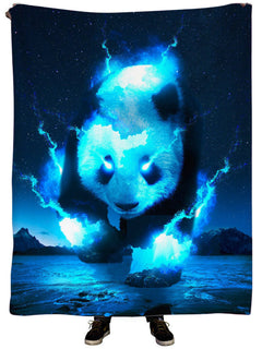 Think Lumi - Cosmic Panda Plush Blanket