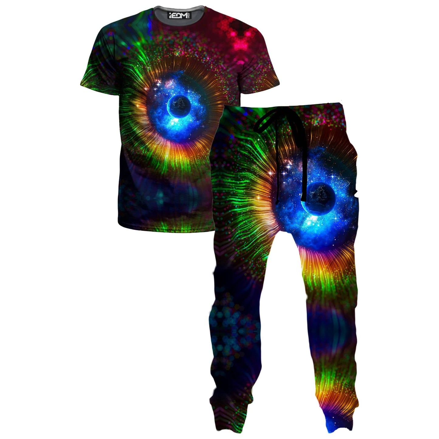 Galaxy Retina T-Shirt and Joggers Combo, Think Lumi, | iEDM