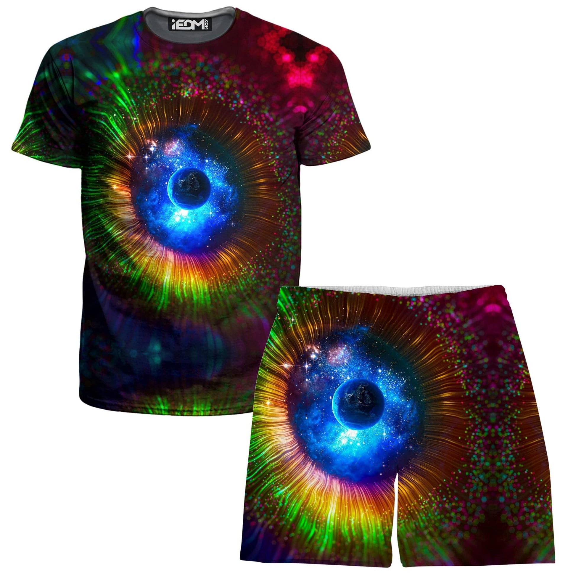Galaxy Retina T-Shirt and Shorts Combo, Think Lumi, | iEDM