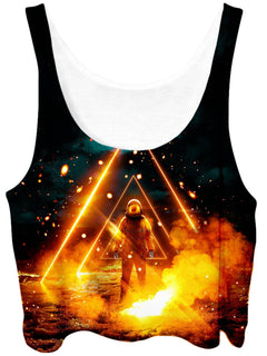 Think Lumi - Golden Crop Top