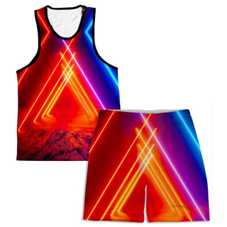 Think Lumi - Luminous Entry Men's Tank and Shorts Combo