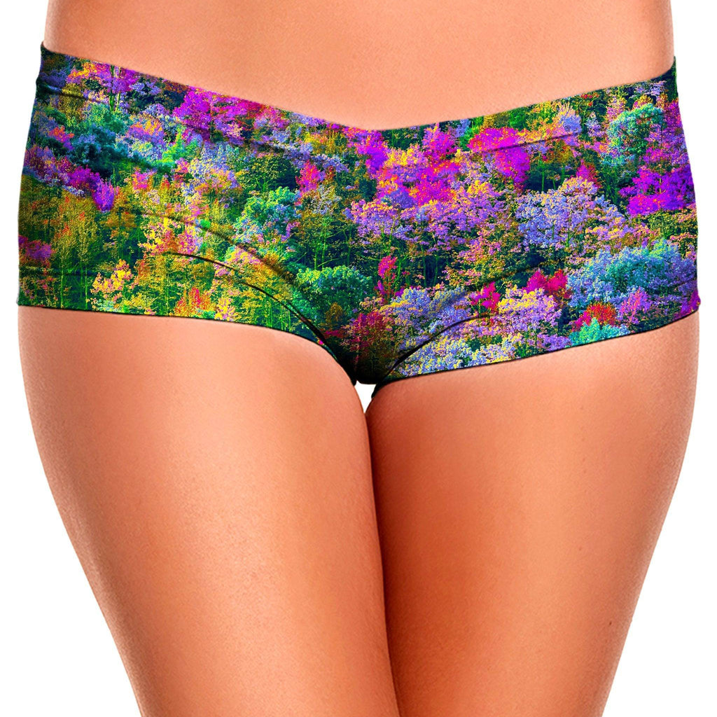 Psychedelic Forest Booty Shorts, Think Lumi, | iEDM