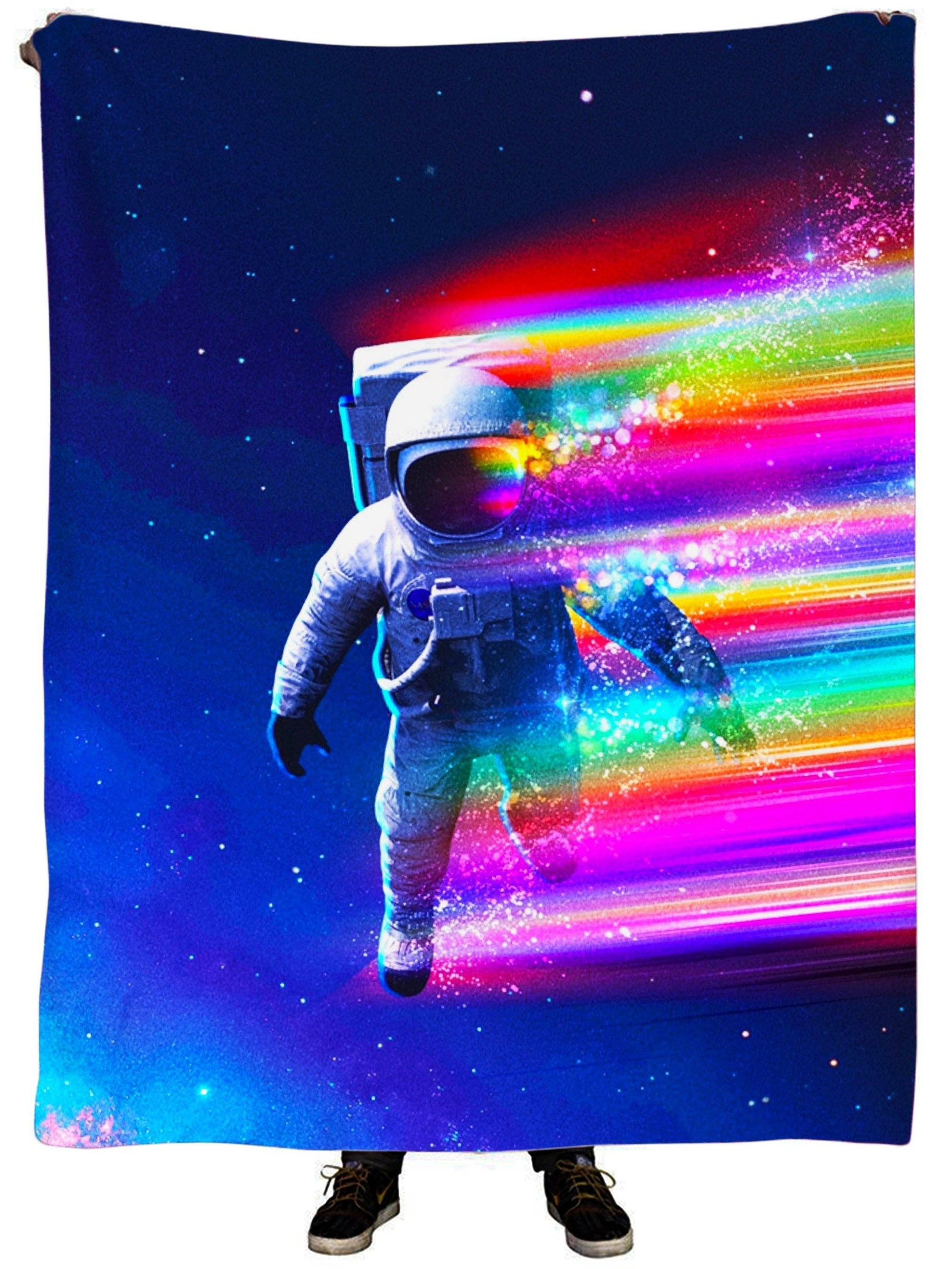 Rainbow Glow Plush Blanket, Think Lumi, | iEDM