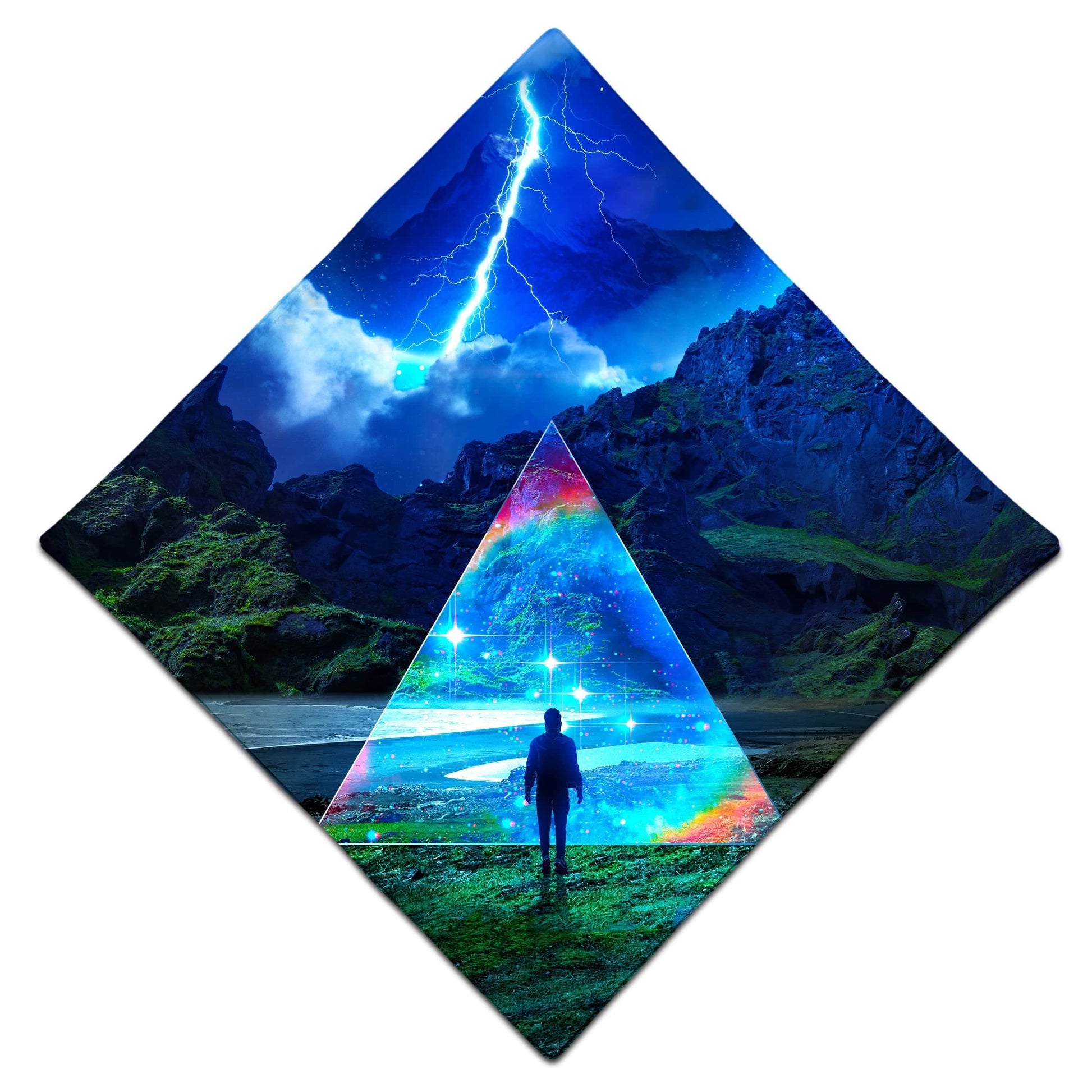 Rainbow Triangle Bandana, Think Lumi, | iEDM