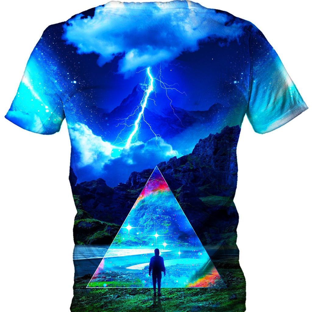 Rainbow Triangle Men's T-Shirt, Think Lumi, | iEDM