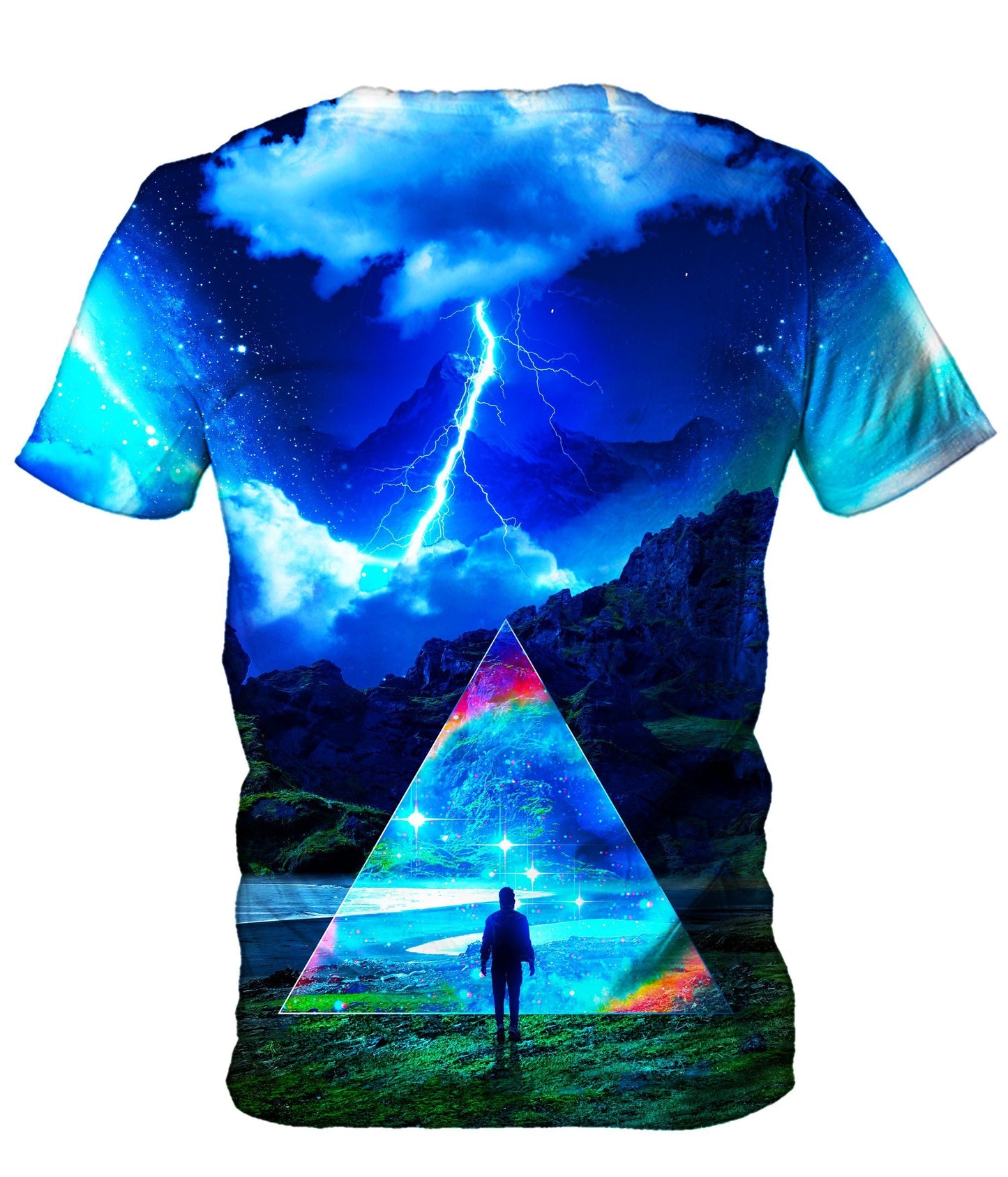 Rainbow Triangle Men's T-Shirt, Think Lumi, | iEDM