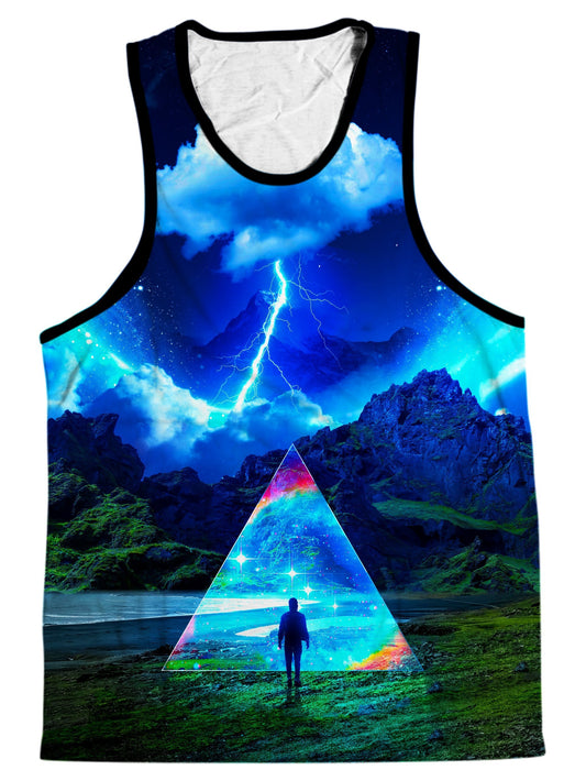 Rainbow Triangle Men's Tank, Think Lumi, | iEDM