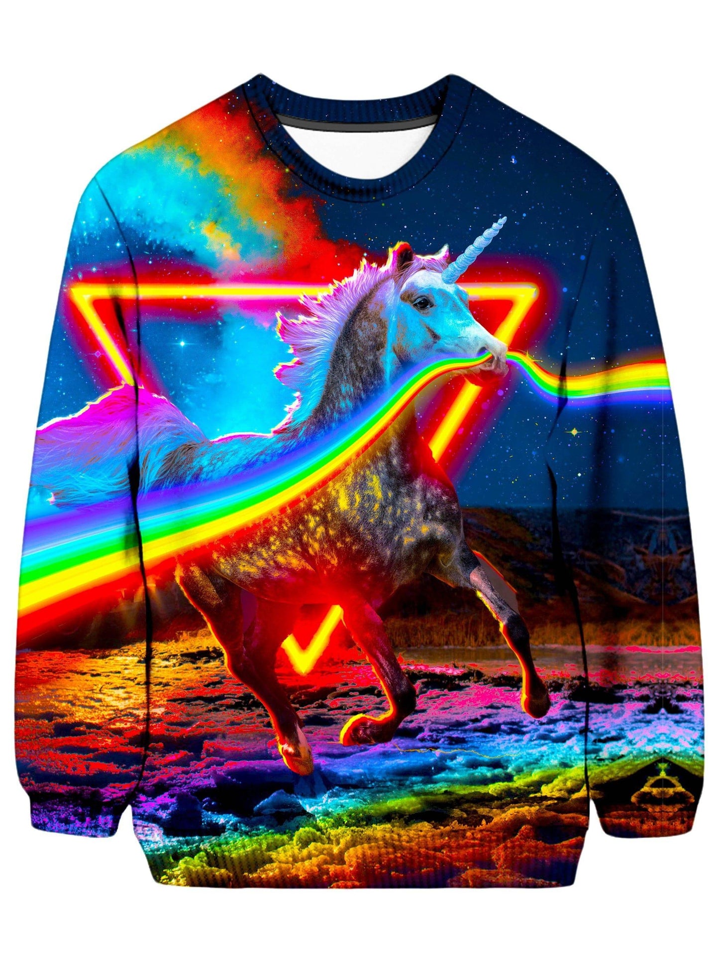 Rainbow Unicorn Sweatshirt, Think Lumi, | iEDM