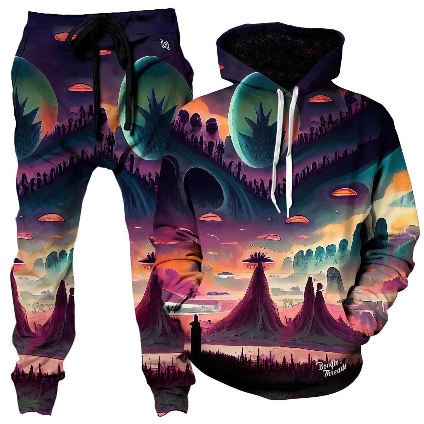 Thundering Perspective Hoodie and Joggers Combo, Gratefully Dyed, | iEDM
