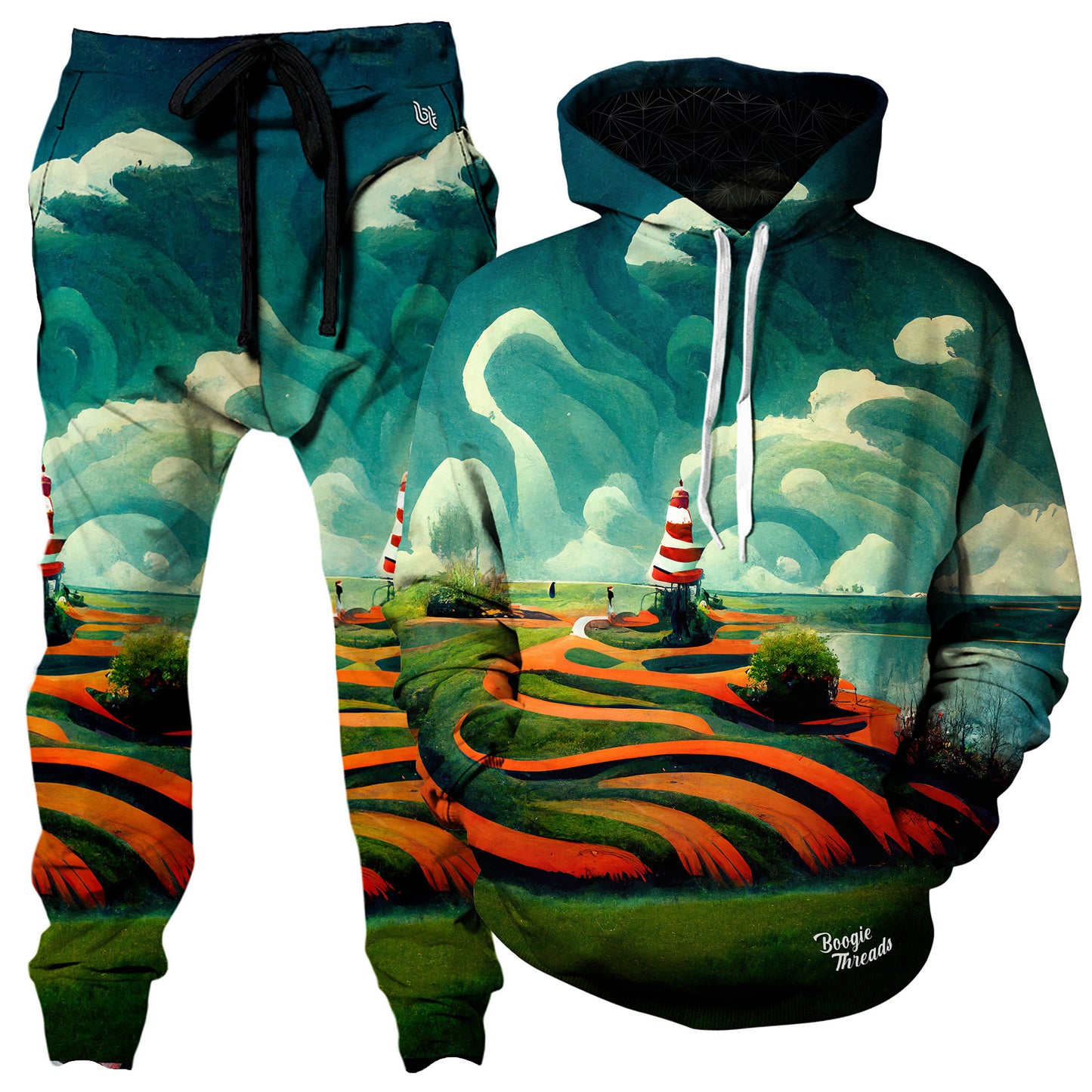 Trivial Redemption Hoodie and Joggers Combo, Gratefully Dyed, | iEDM
