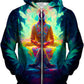 Uncovered Gift Unisex Zip-Up Hoodie, Gratefully Dyed, | iEDM