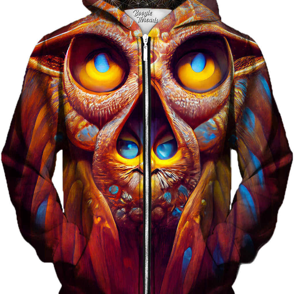 Wicked Reflection Unisex Zip-Up Hoodie, Gratefully Dyed, | iEDM