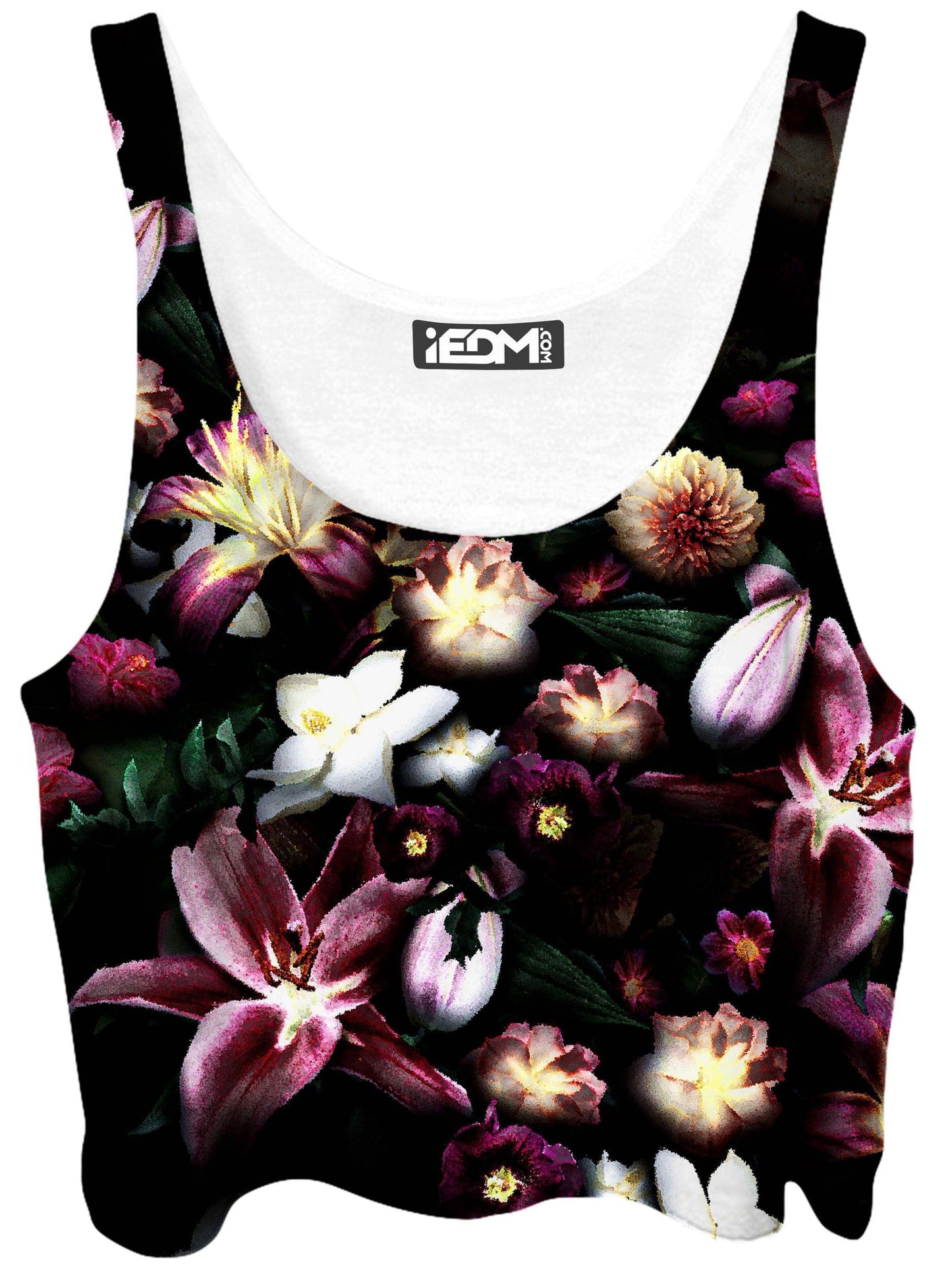 Blooming Teal Crop Top, Yantrart Design, | iEDM
