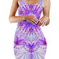Canndala Purple Bodycon Mini Dress, Yantrart Design, | iEDM