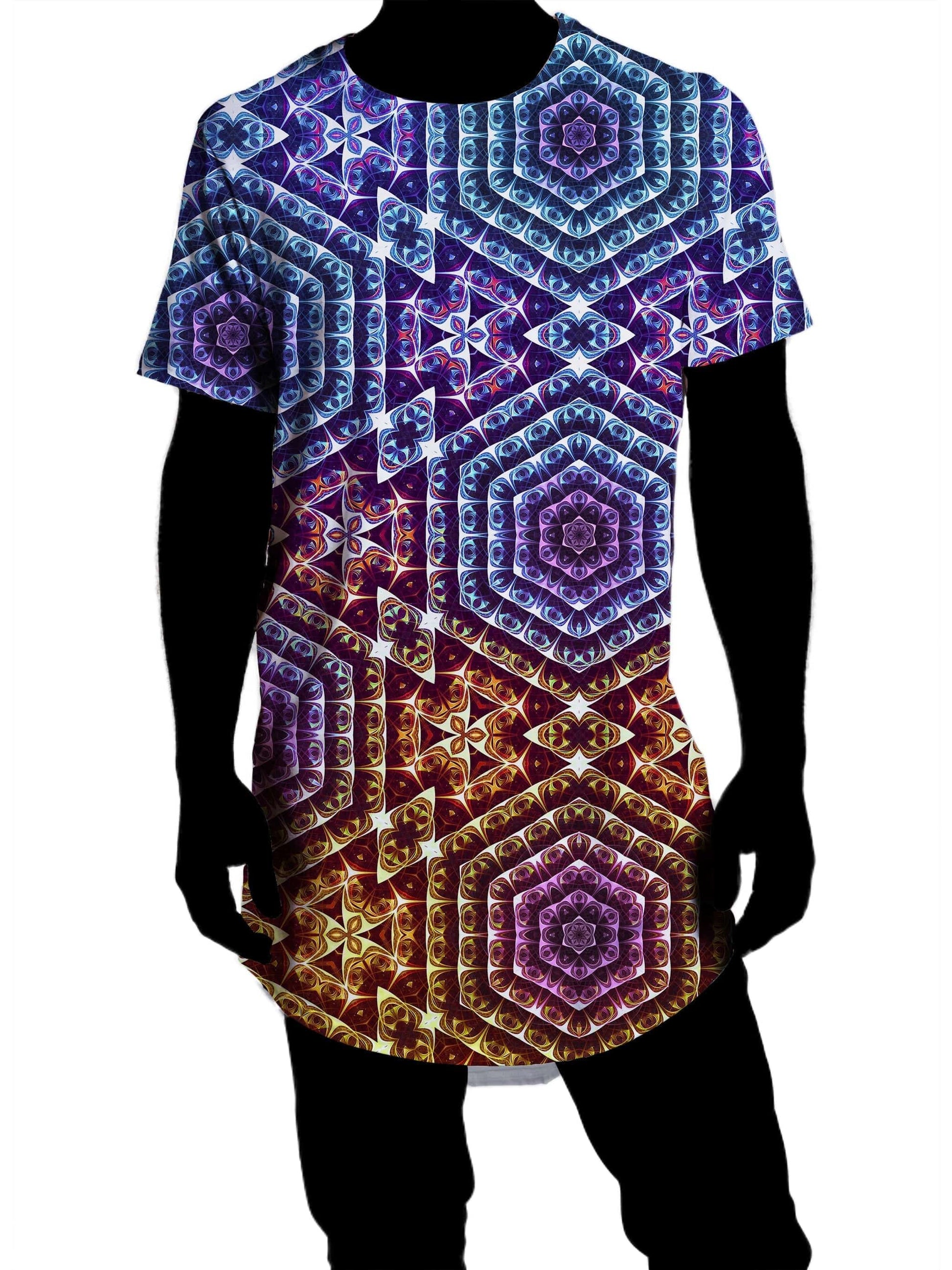 Cracked Mind Sunset Drop Cut Unisex T-Shirt, Yantrart Design, | iEDM
