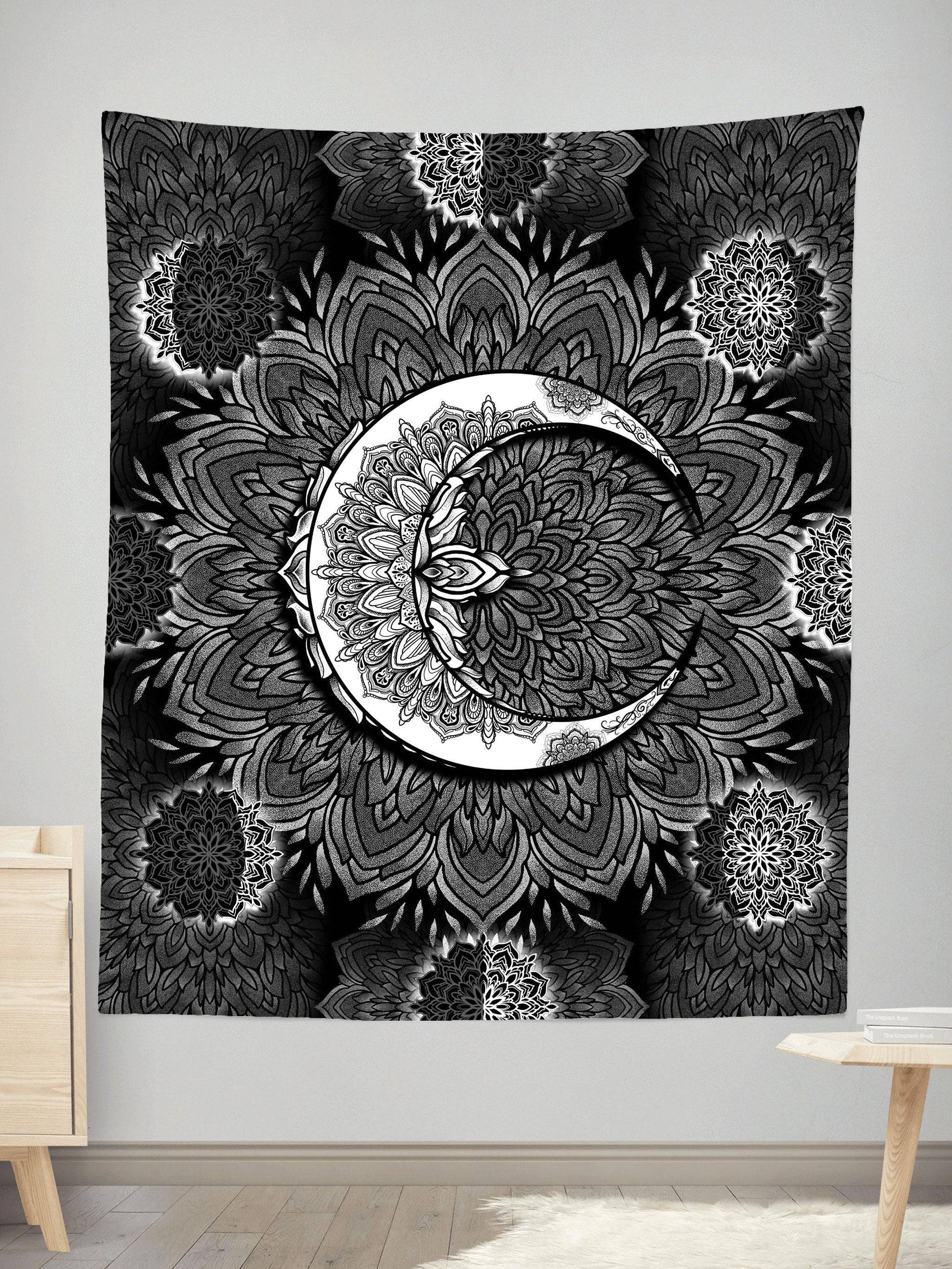 Crescent Moon 2.0 Tapestry, Yantrart Design, | iEDM