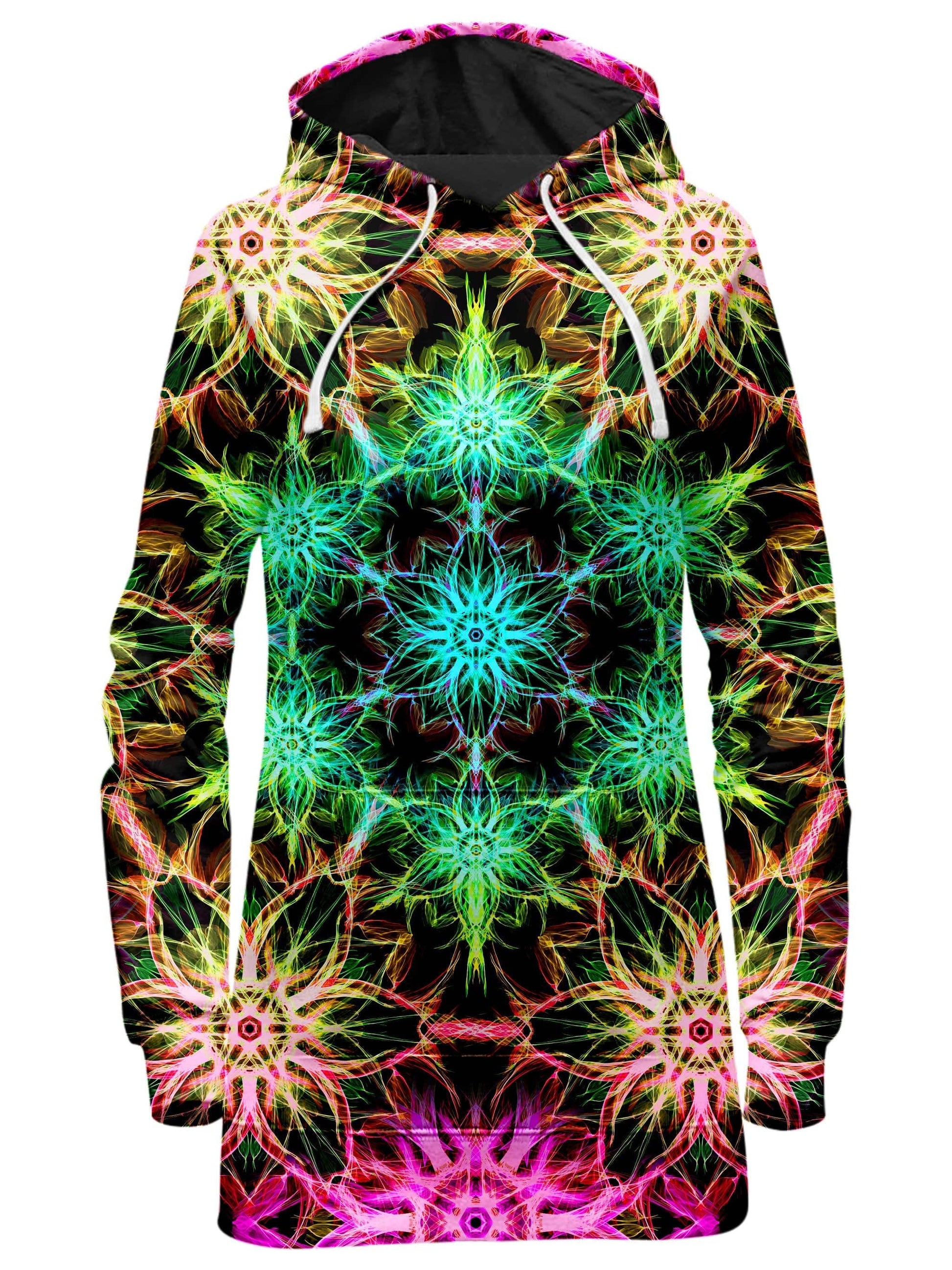 DMT Mirage Hoodie Dress and Leggings Combo, Yantrart Design, | iEDM