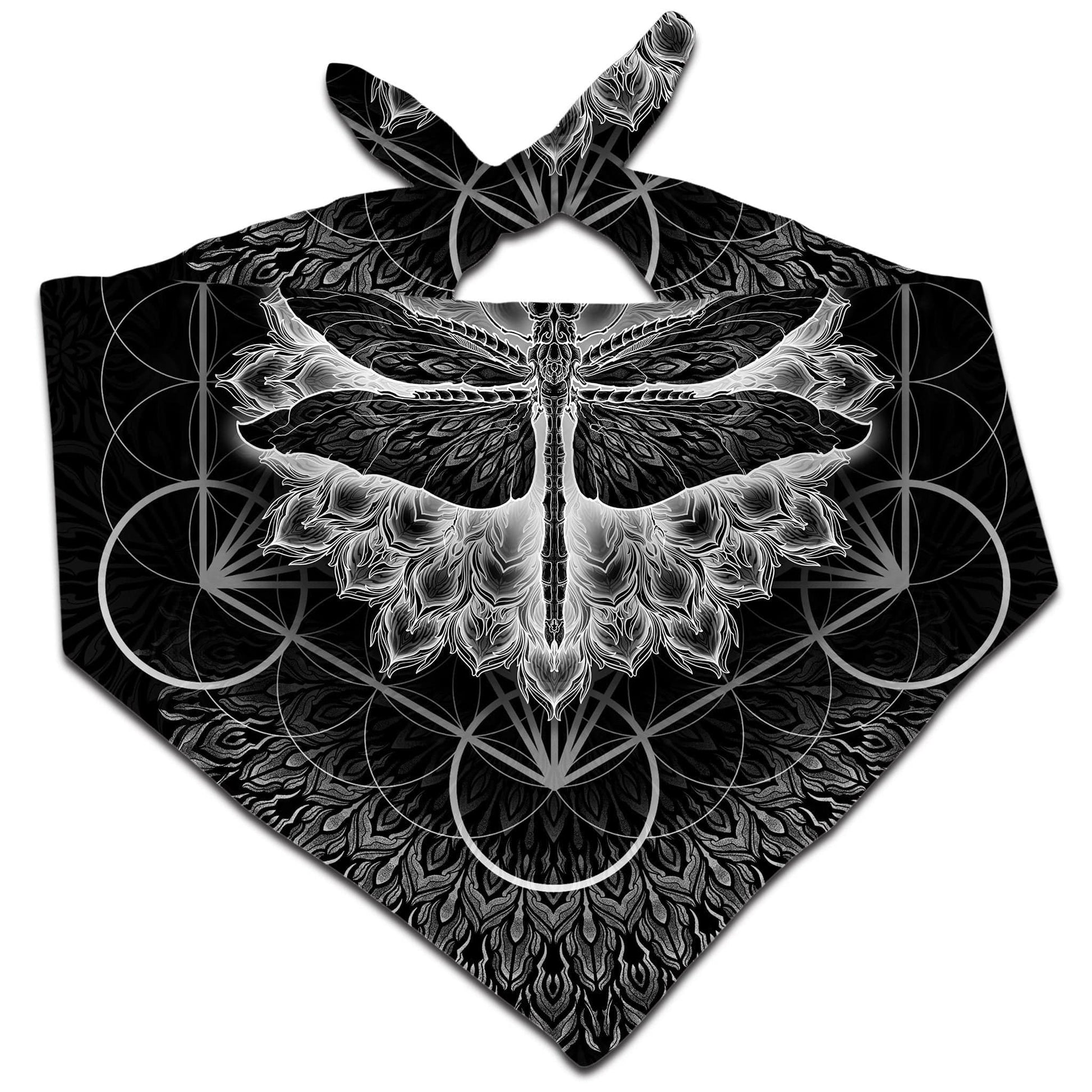 Dragonfly Black Bandana, Yantrart Design, | iEDM