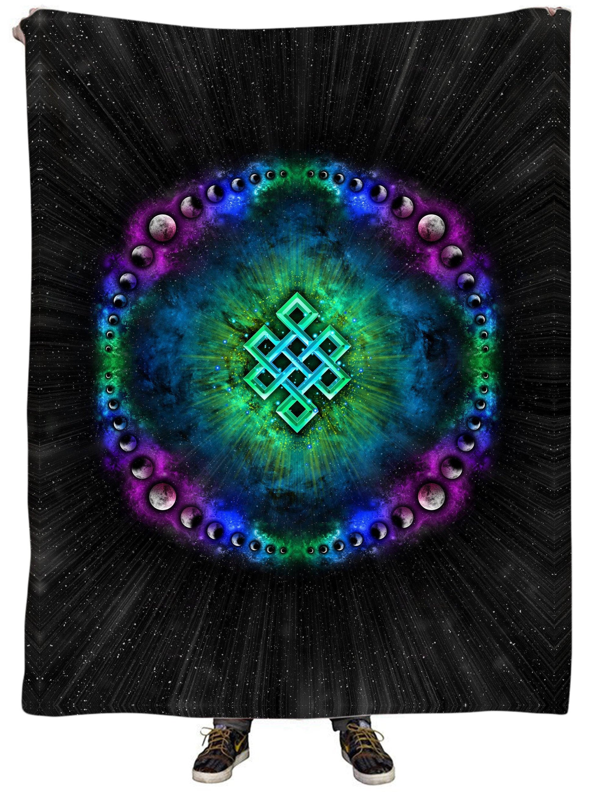 Endless Cosmos Plush Blanket, Yantrart Design, | iEDM