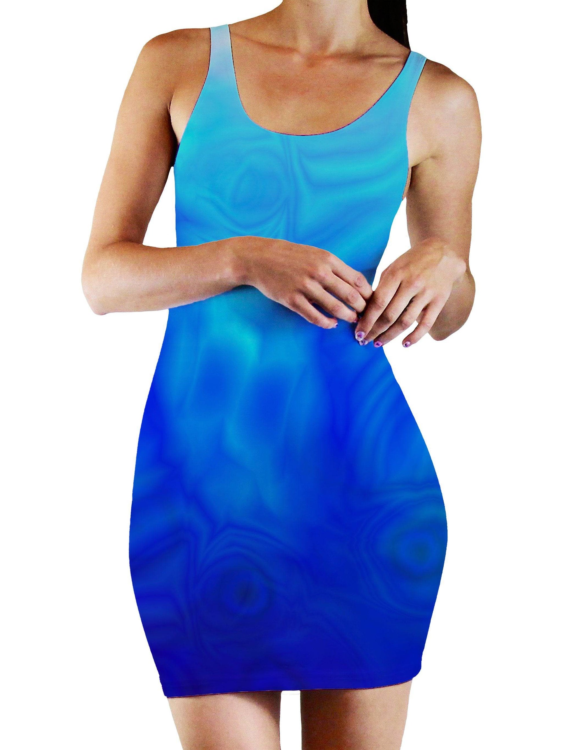 Energy Flow Bodycon Mini Dress, Yantrart Design, | iEDM