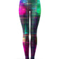 Fractal Matrix Hoodie Dress and Leggings Combo, Yantrart Design, | iEDM