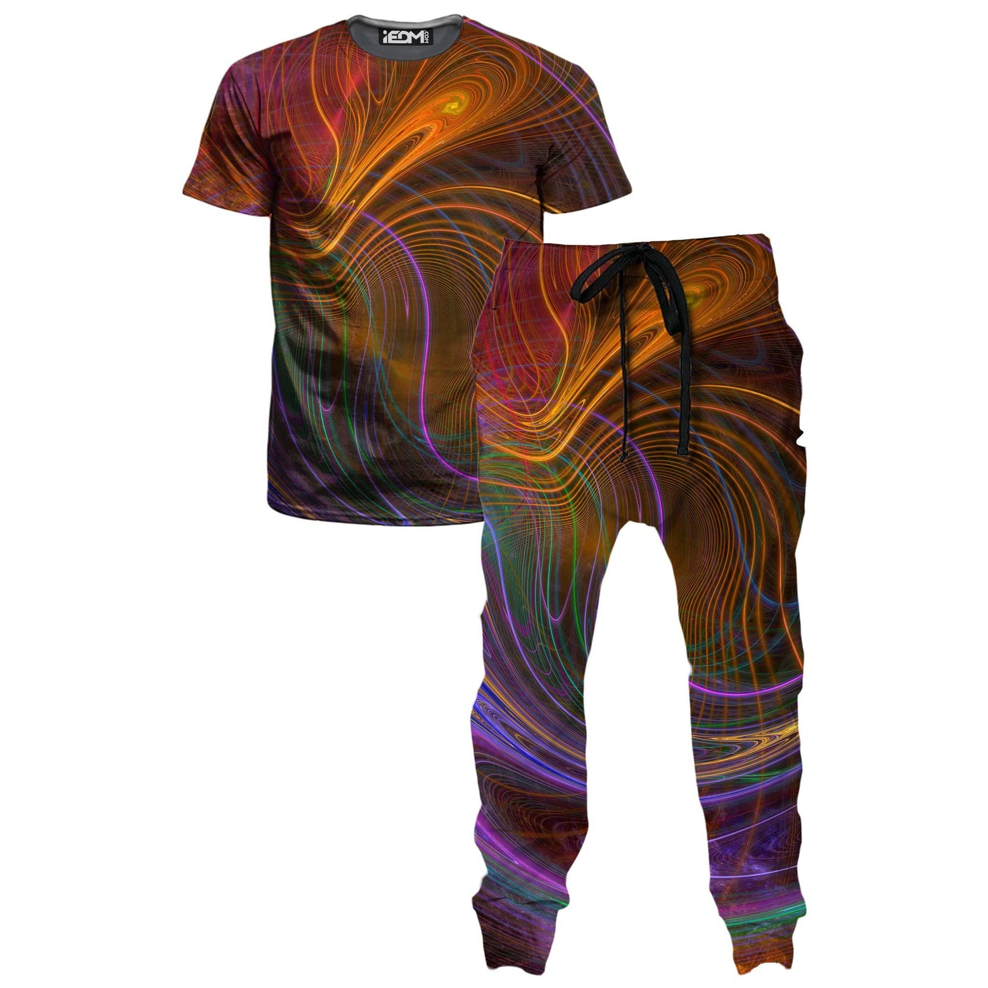 Fractalized T-Shirt and Joggers Combo, Yantrart Design, | iEDM