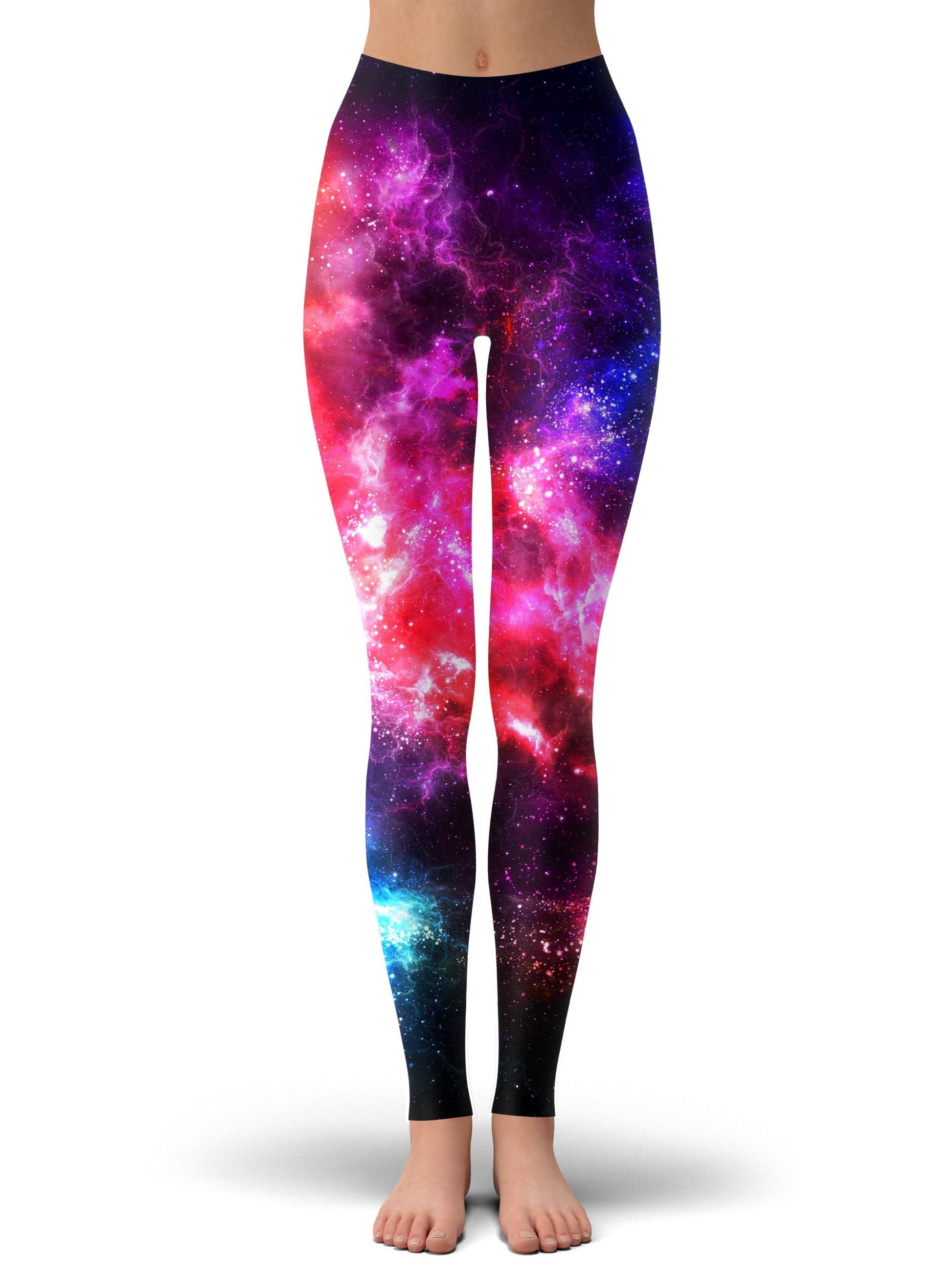 Galaxy Vibe Crop Top and Leggings Combo, Yantrart Design, | iEDM