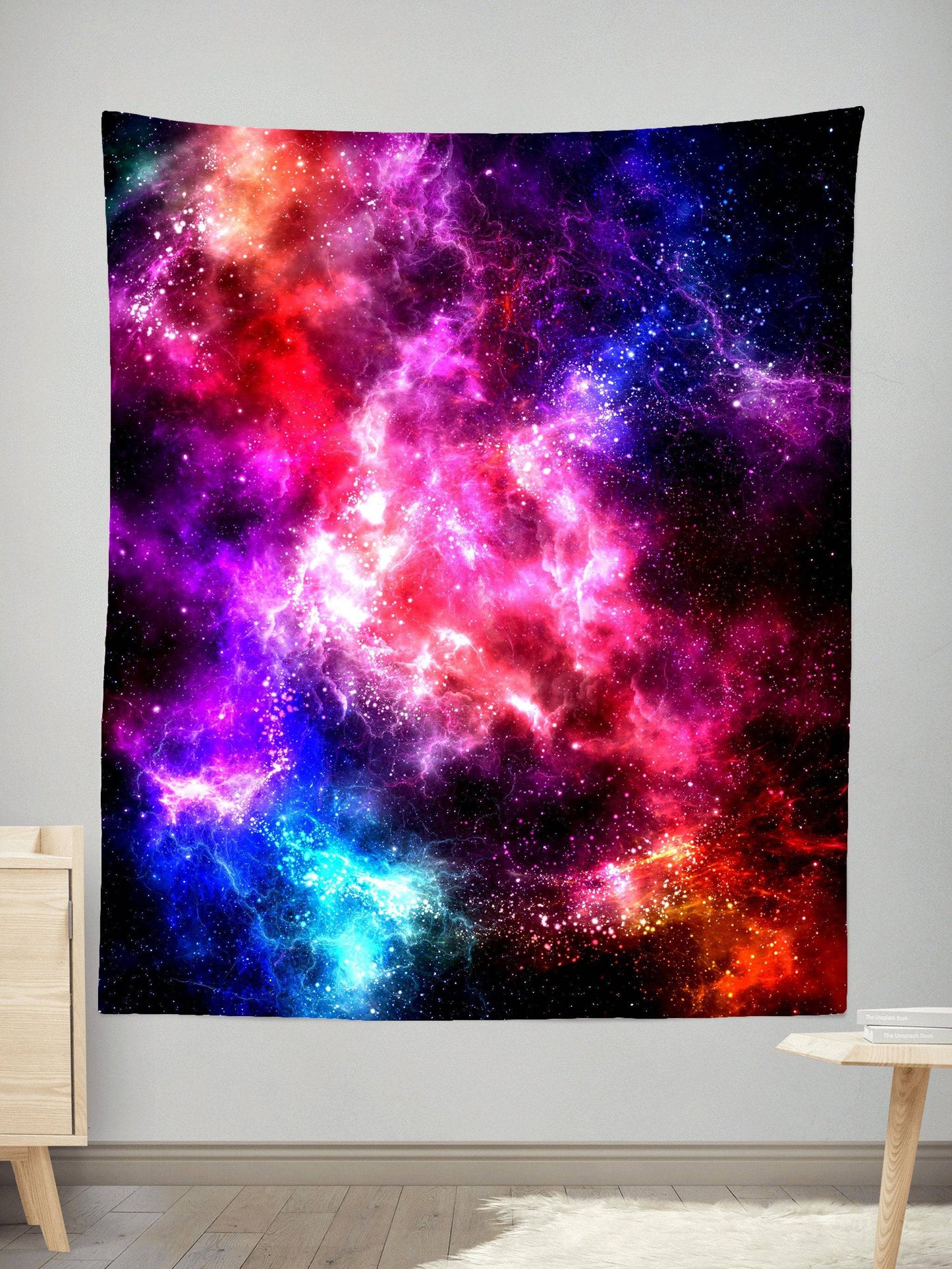 Galaxy Vibe Tapestry, Yantrart Design, | iEDM