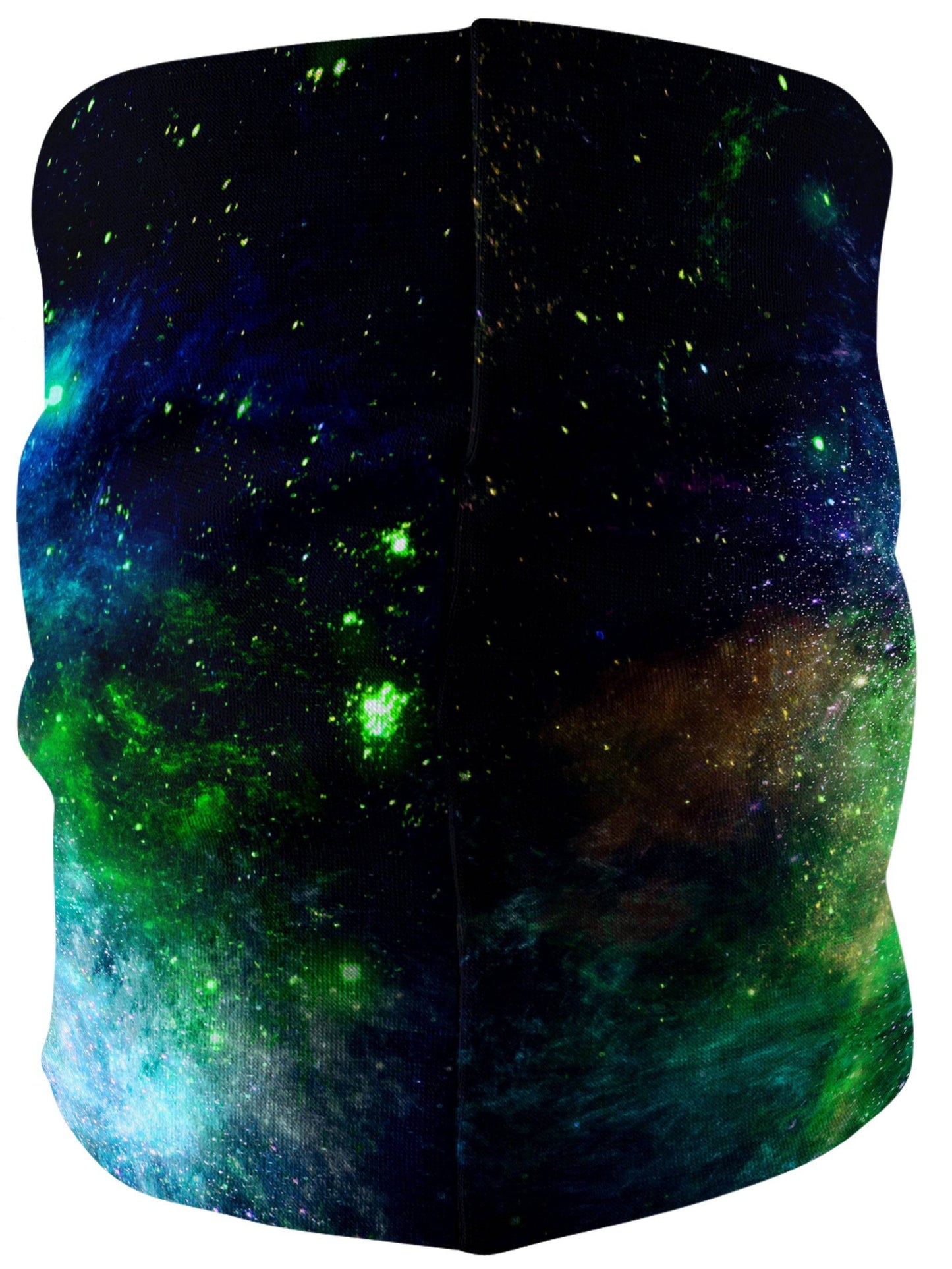 Green Psychedelic Nebula Bandana Mask, Yantrart Design, | iEDM