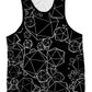 Icosahedron Madness Black Tank and Shorts Combo, Yantrart Design, | iEDM