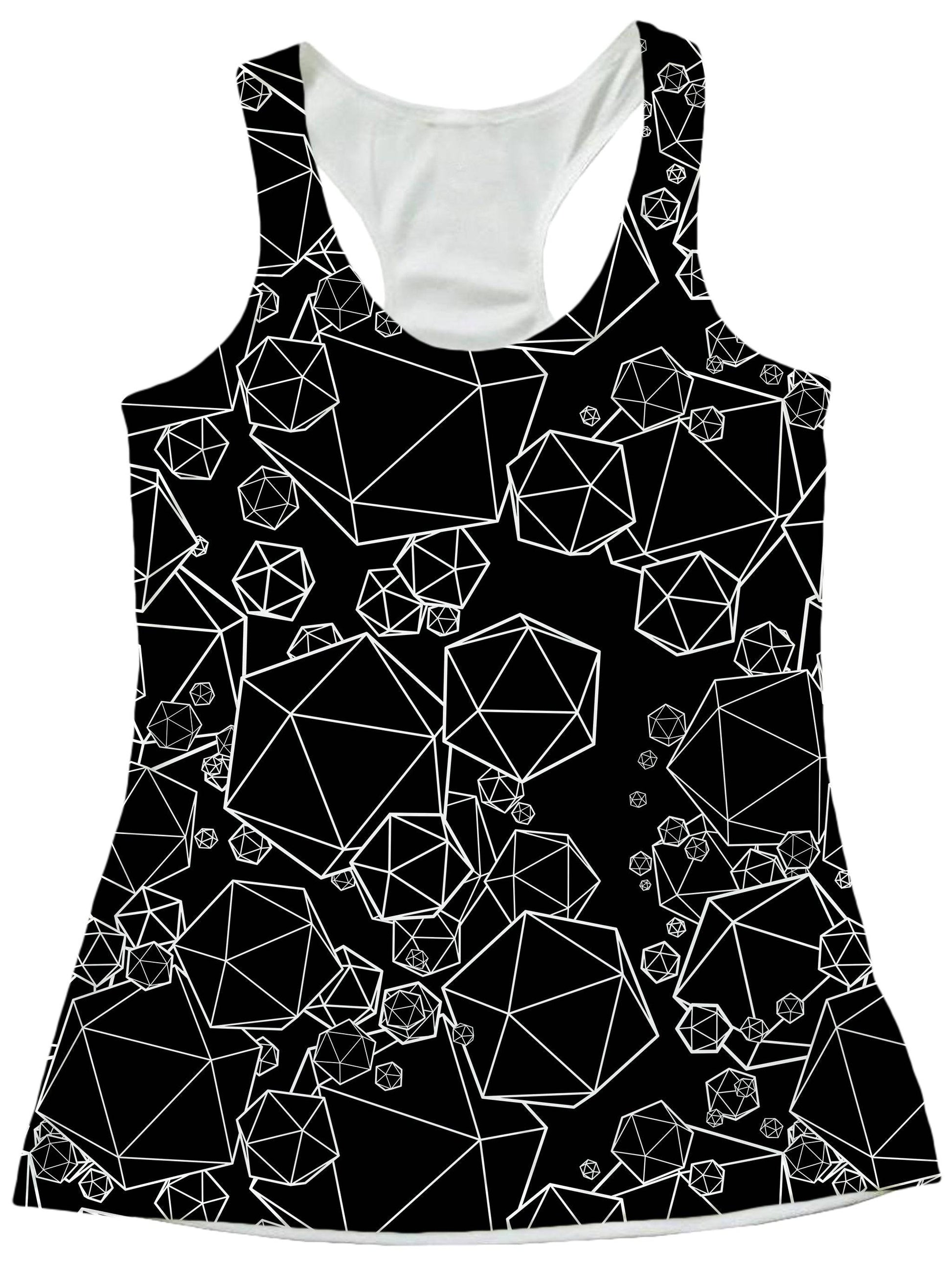 Icosahedron Madness Black Women's Tank, Yantrart Design, | iEDM
