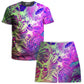 Juglist Holo T-Shirt and Shorts Combo, Yantrart Design, | iEDM