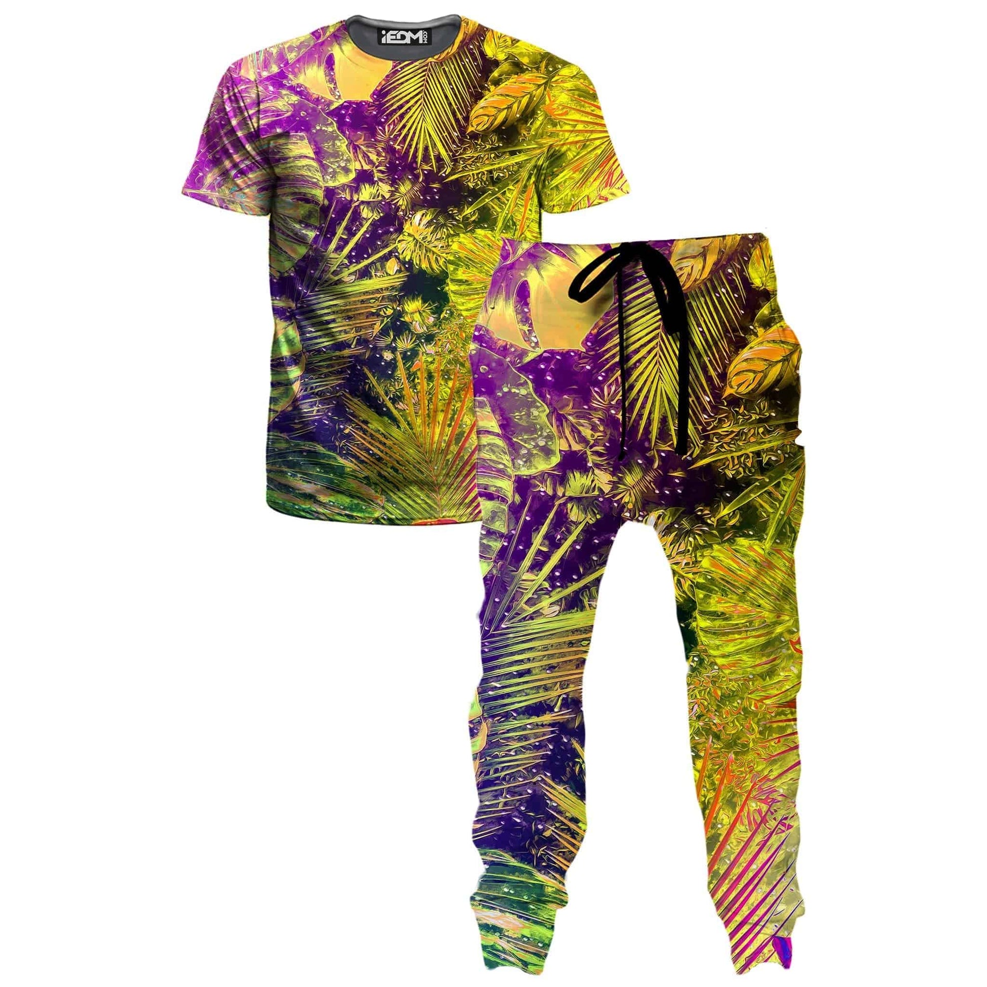 Junglist Rainbow T-Shirt and Joggers Combo, Yantrart Design, | iEDM