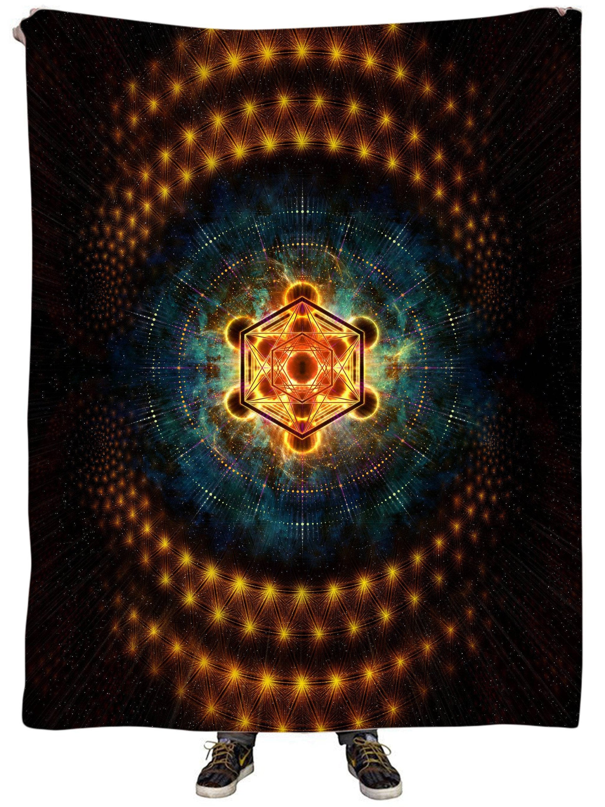 Metacosmos Enlightenment Plush Blanket, Yantrart Design, | iEDM