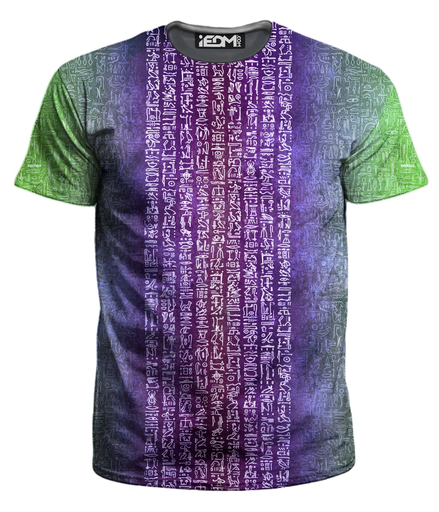 Neon Hieroglyph Men's T-Shirt, Yantrart Design, | iEDM