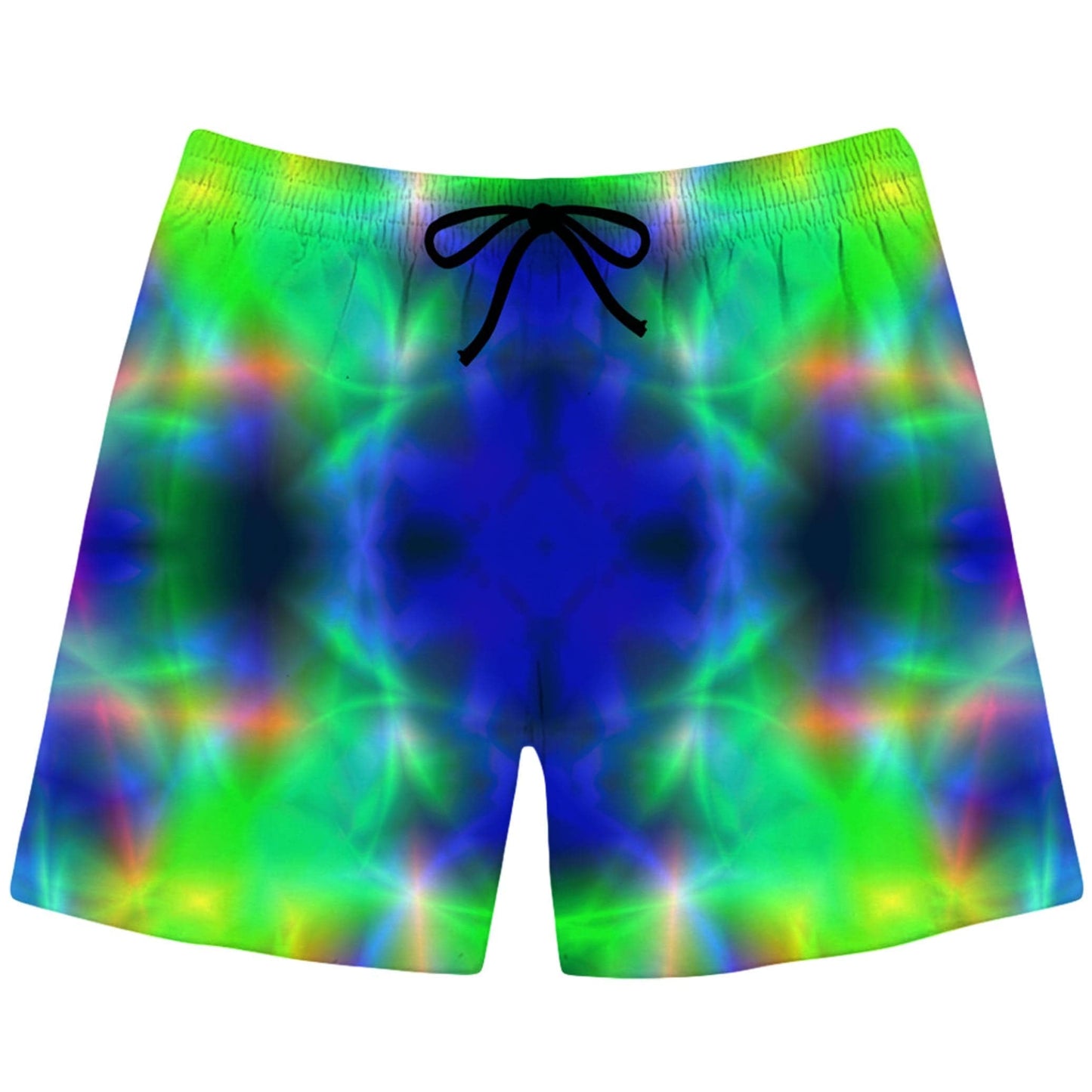 Nuclear Melt Tie-Dye Swim Trunks, Yantrart Design, | iEDM