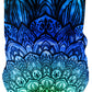 Ornate Mandala Blue Bandana Mask, Yantrart Design, | iEDM