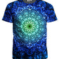 Ornate Mandala Blue Men's T-Shirt, Yantrart Design, | iEDM