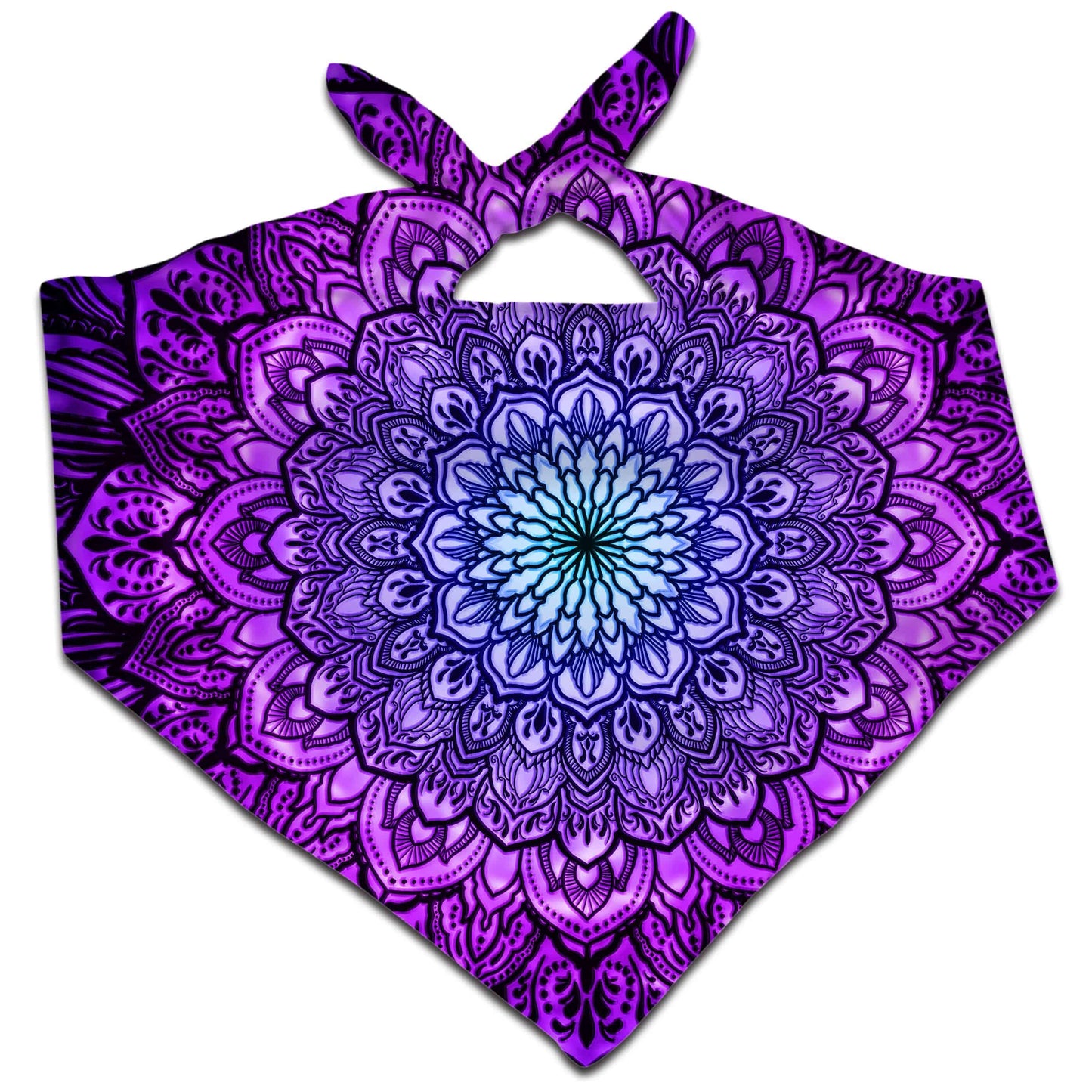 Ornate Mandala Purple Bandana, Yantrart Design, | iEDM
